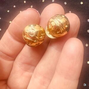Elegant Gold Stud Earrings Tory Burch